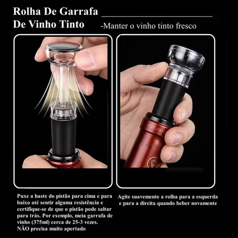 Abridor de Vinho Elétrico