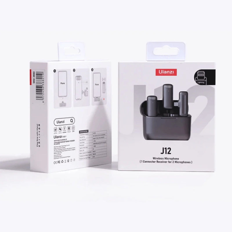 Microfone de Lapela Sem Fio Ulanzi J12 Profissional