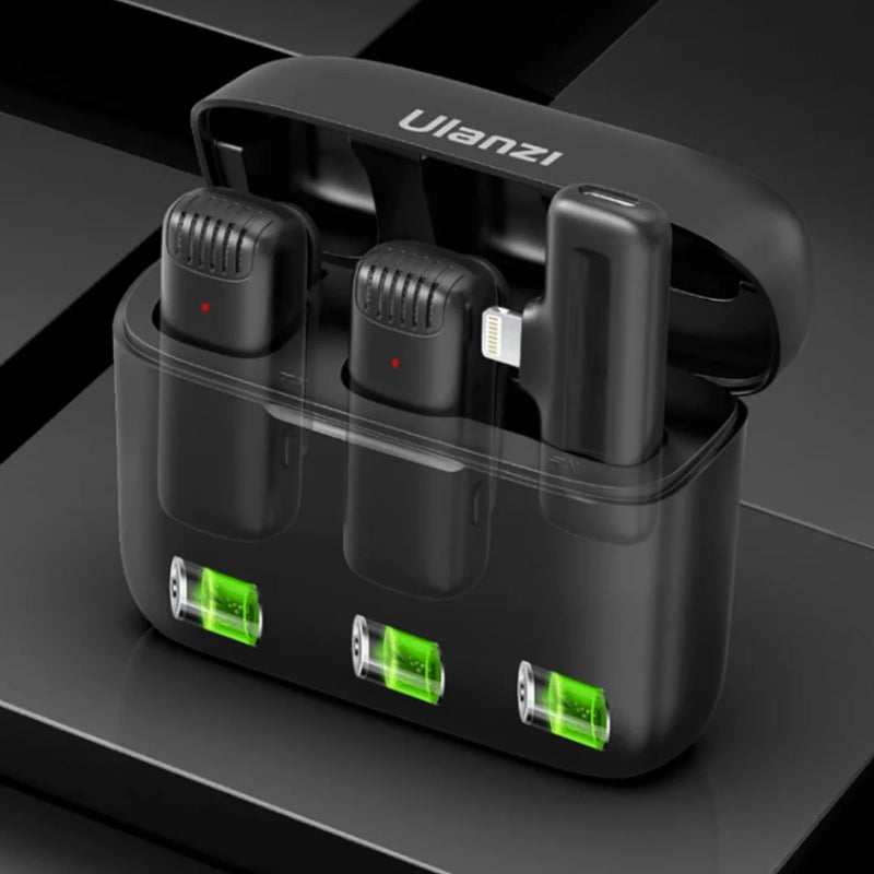 Microfone de Lapela Sem Fio Ulanzi J12 Profissional