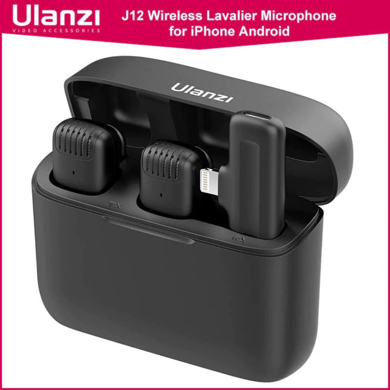 Microfone de Lapela Sem Fio Ulanzi J12 Profissional