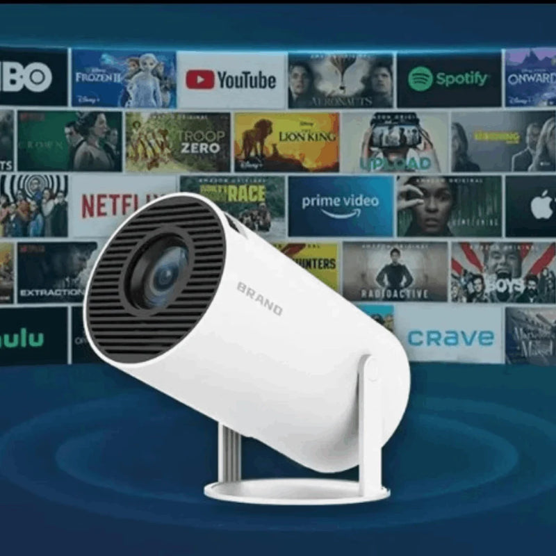 Projetor Portátil Smart 4K Full HD Wi-Fi Cinema
