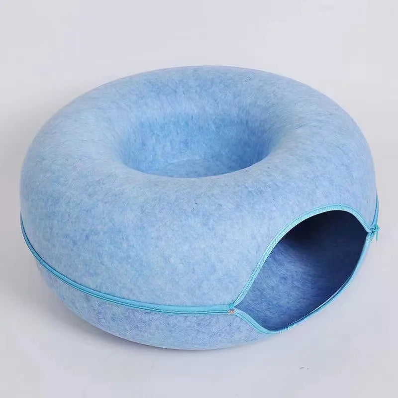 Cama e Brinquedo Túnel Interativo para Gatos