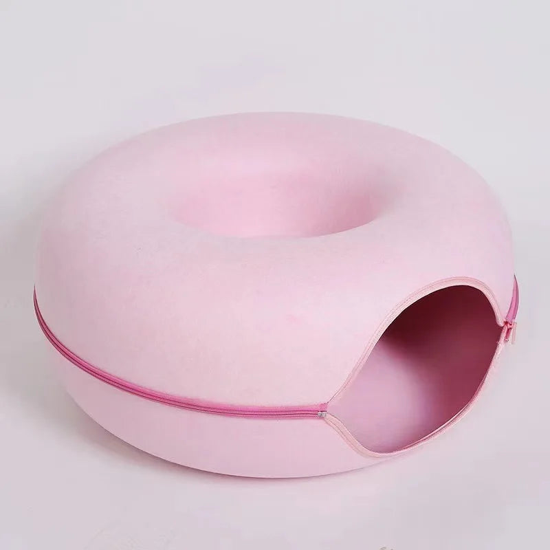 Cama e Brinquedo Túnel Interativo para Gatos