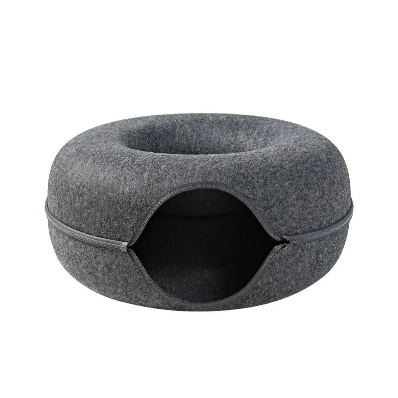 Cama e Brinquedo Túnel Interativo para Gatos
