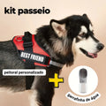 Peitoral Personalizado Personalizado E ganhe a Garrafa de água Portátil - Kit passeio Abelhinhas Pets