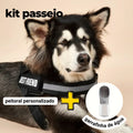 Peitoral Personalizado Personalizado E ganhe a Garrafa de água Portátil - Kit passeio Abelhinhas Pets